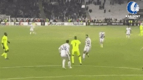 Europa League Goal GIF by KAA Gent