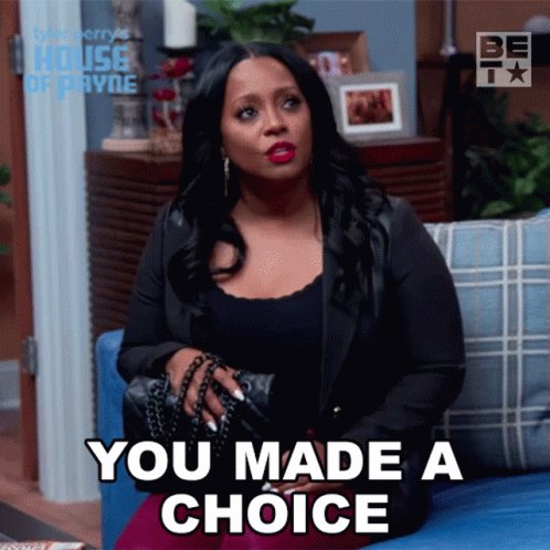 You Made AChoice Miranda Payne GIF