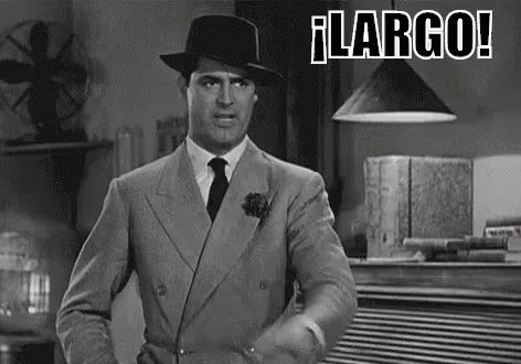 Humphrey Bogart Quiere Que Te Largues De Aquí GIF