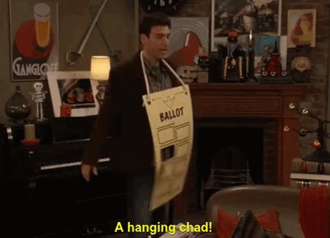 Hanging Chad GIF