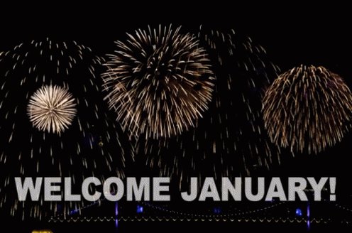 Welcome January GIF