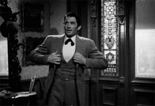 gregory peck your shoulders...