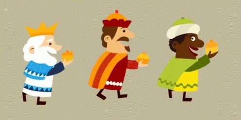 Reyes Magos 6 De Enero Melchor Gaspar Baltazar GIF