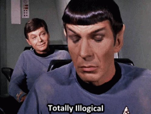 Totally Illogical Spock GIF