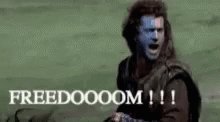 Freedom Braveheart GIF