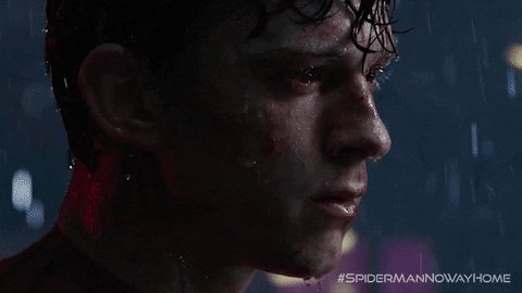 Sad Tom Holland GIF by Spid...