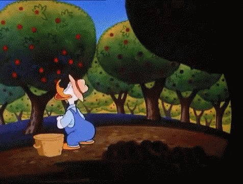 Donald Duck Is Farming - Farmer GIF