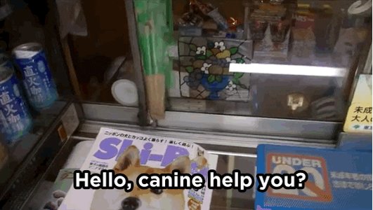 Can I Help You Pun GIF by MOODMAN