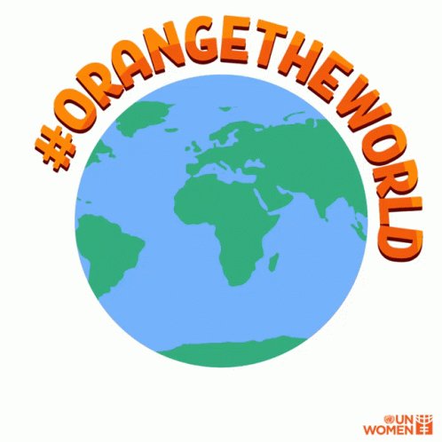 Orange The World Spinning GIF