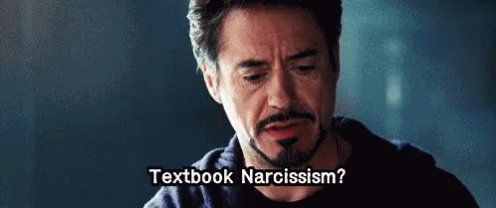 Narcissist Ironman GIF