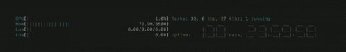 Uptime Htop GIF