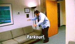 Parkour Theoffice GIF