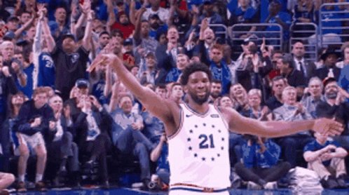 Joel Embiid Shimmy GIF