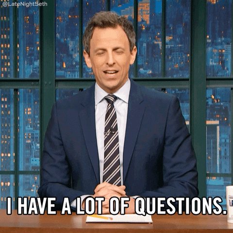 Seth Meyers Question GIF by...