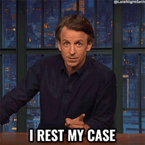 IRest My Case Seth Meyers GIF