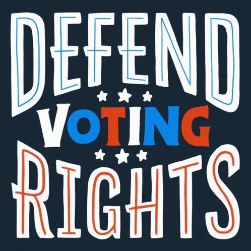 Defend Voting Rights Voting...