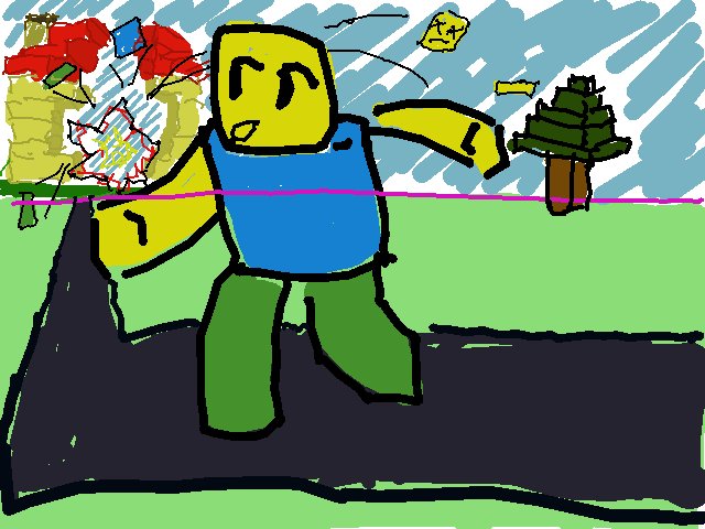 ROBLOX Noob - Drawception