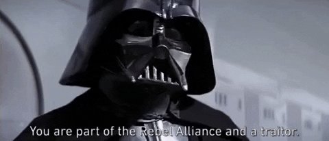 episode 4 you are part of the rebel alliance and a traitor G