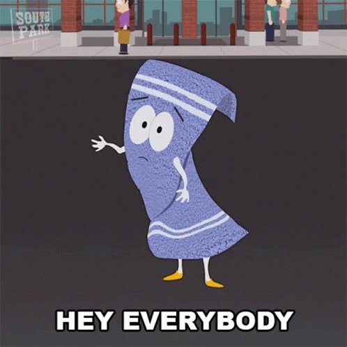 Hey Everybody Towelie GIF.