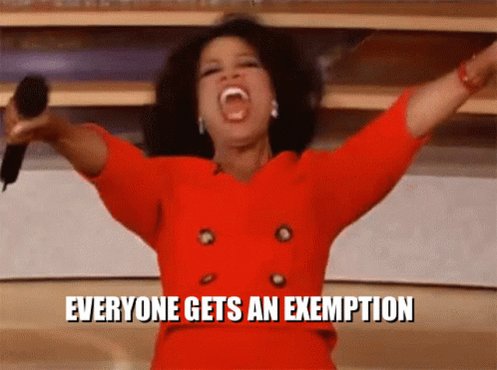 Oprah Exemption GIF