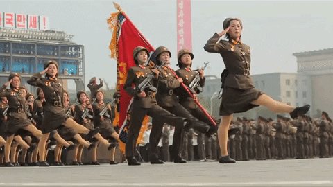 North Korea Parade GIF by The Guardian