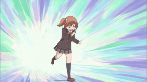 Anime running away balloon Memes & GIFs - Imgflip