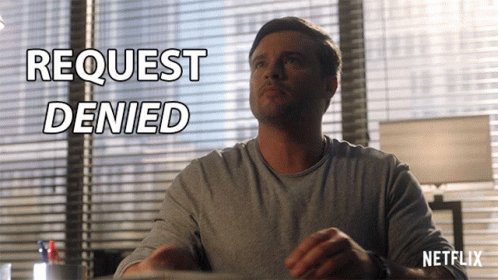 Request Denied Tom Welling GIF