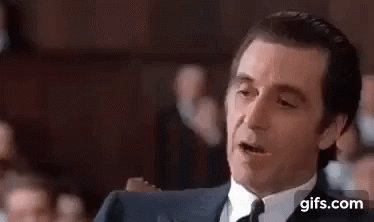 Al Pacino Getting Warmed Up GIF