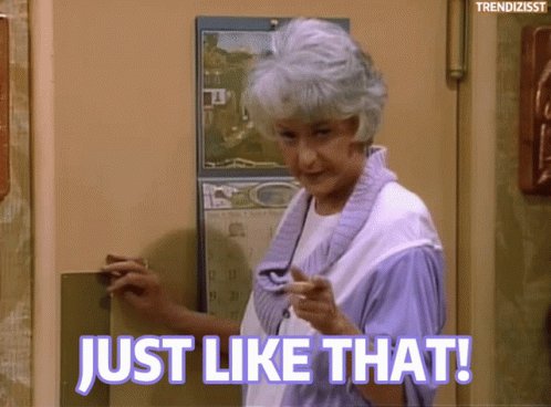 Just Like That Right GIF