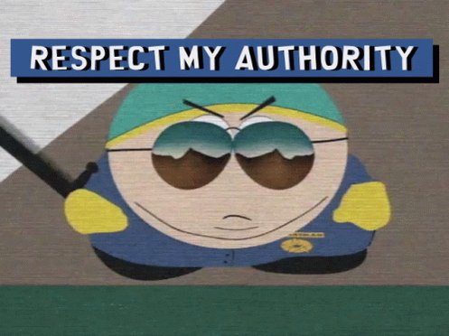 Respect My Authority Cartman GIF