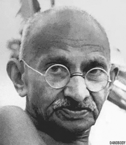 Mahatma Gandhi Raised Eyebr...
