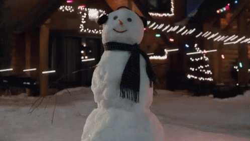 Decapitated Snowman GIF