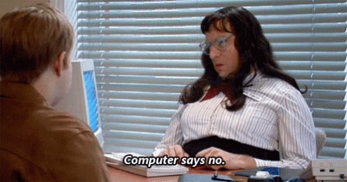 gif 'computer says no'