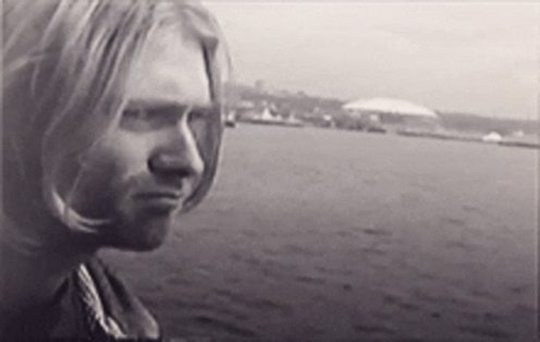 Kurt Cobain Singer GIF