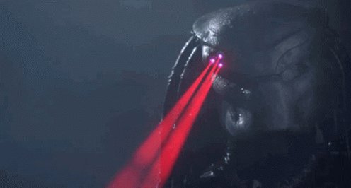 Predator Laser Eyes GIF