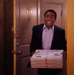 Pizza And Fire - Community GIF