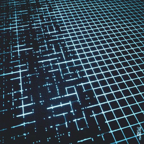 Tron Grid GIF