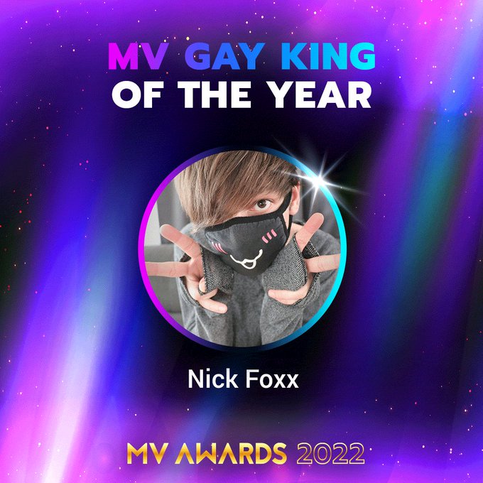 OHH WOW ? The MV Awards live show ended and I was elected as the MV Gay King of the Year 2022 ?

Thank