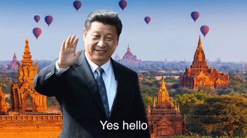 Yes Hello Xi Jinping GIF