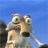 Scrat Blank Stare GIF