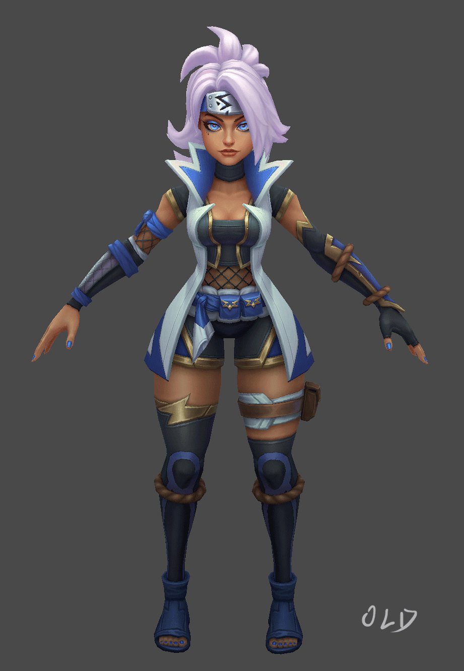 [閒聊] 衝擊利刃 姬亞娜模組更新（腿更肥了）