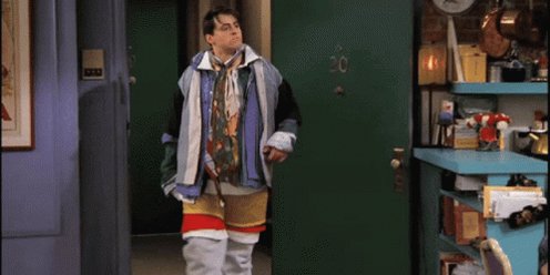 Joey Clothes GIF