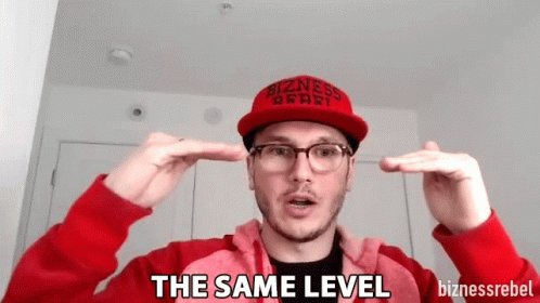 The Same Level Equal GIF