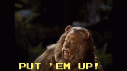 The Wizard Of Oz Cowardly Lion GIF