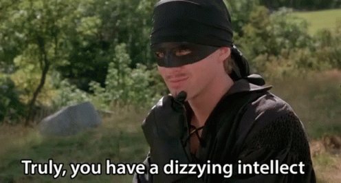 Princess Bride Dizzying Intellect GIF