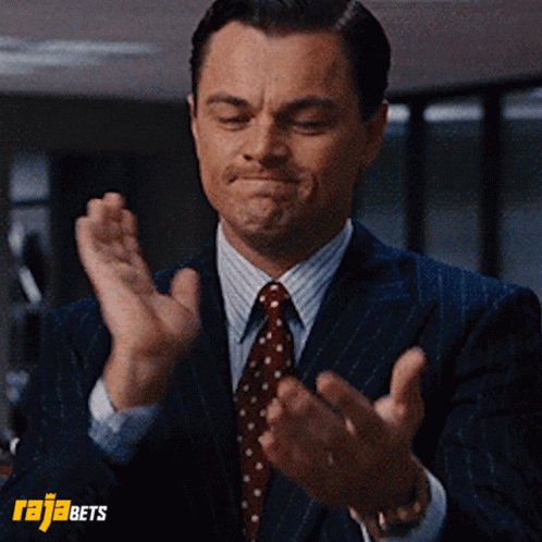 The Wolf Of Wall Street Clap GIF