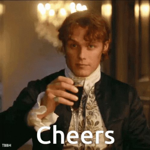 Outlander Cheers GIF