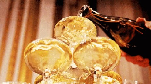 Champagne Happy New Year GIF
