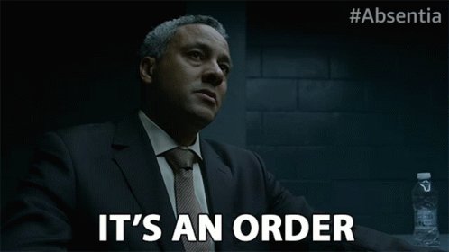 Its An Order Christopher Co...