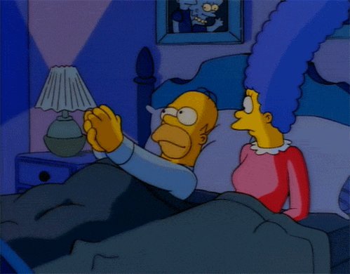 The Simpsons Lights GIF